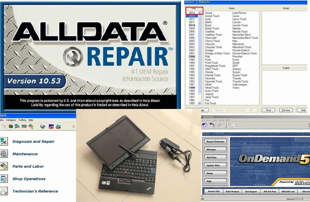 2016 Newest 10.53 Alldata Software Auto Repair Software +2015 Mitchell
