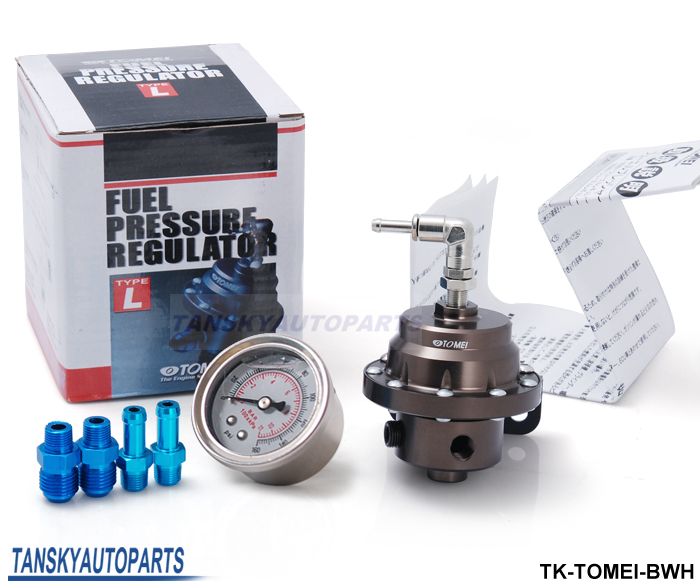 2017 Tansky Tomei Fuel Pressure Regulator With White Gauge Adjustable