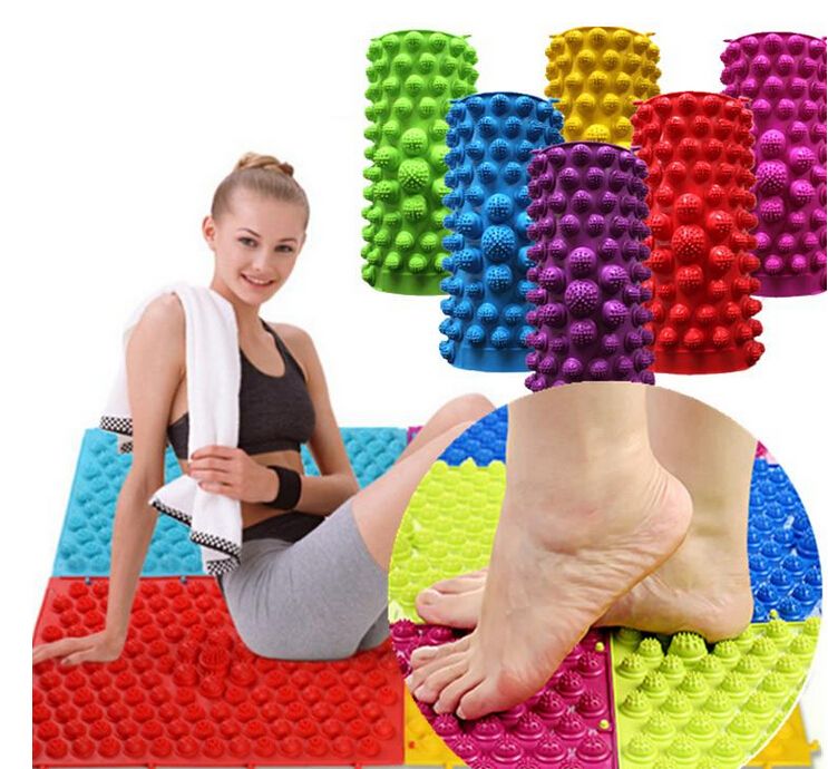 2015 Foot Massage Mat Acupressure Blanket Shiatsu Sheet Fingerboard Family Massage Appliances