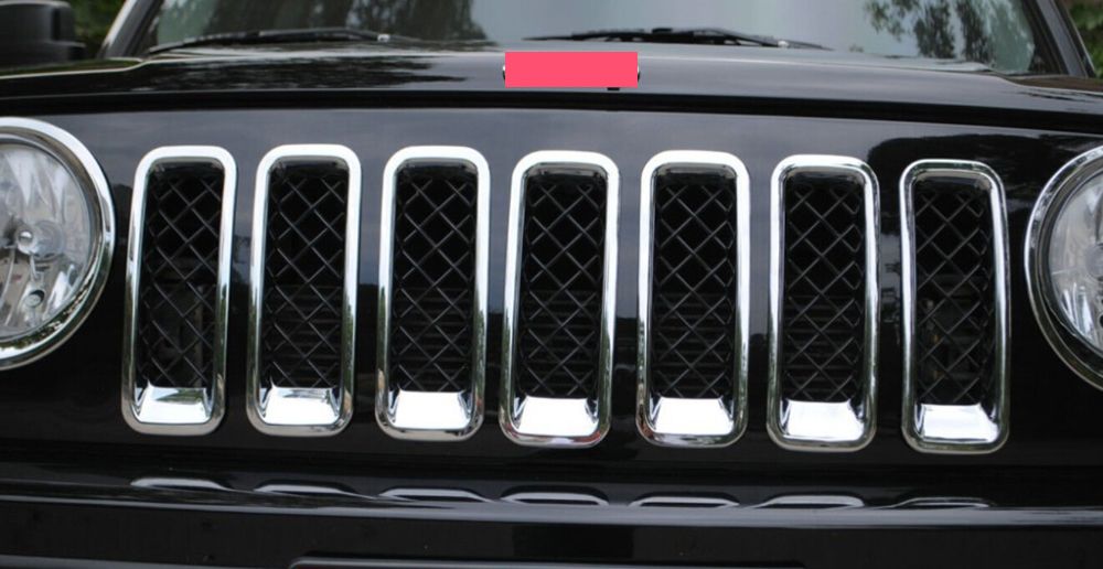 Jeep patriot chrome front grill #5