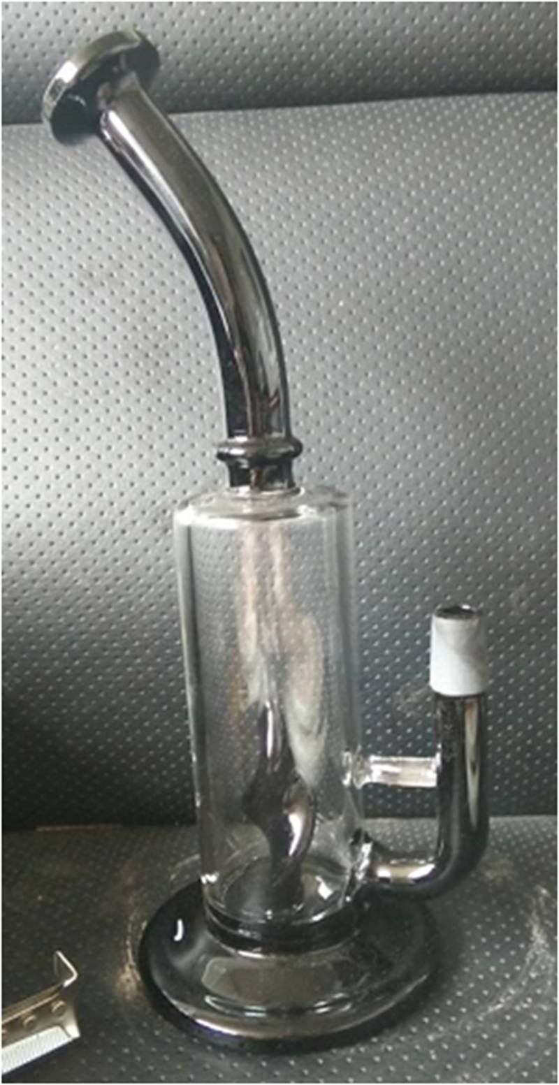 2017 Glass Pipes Oil Rigs Inline Perc Diffuser Water Pipe Bent Tube