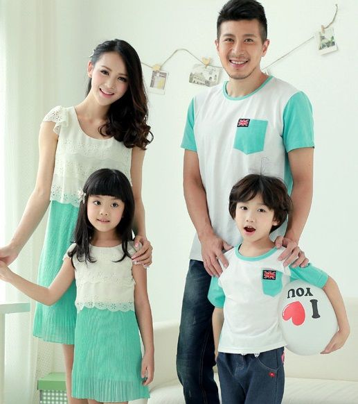 family dress set of 3 for wedding