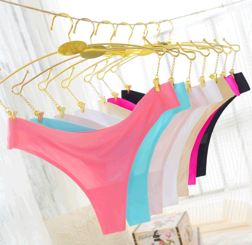 2017 Brand New G String Thongs Sexy Women Seamless Secrets Pink Branded