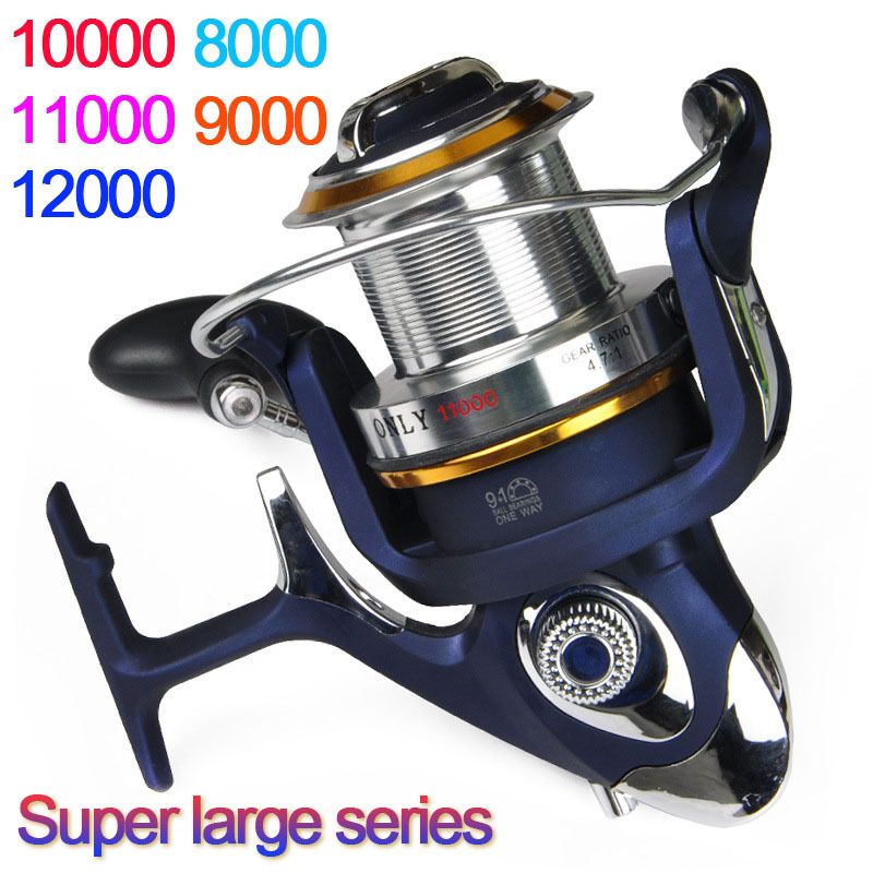 High Quality Saltwater 8000 12000 Series 9+1bb Spinning Fishing Reel