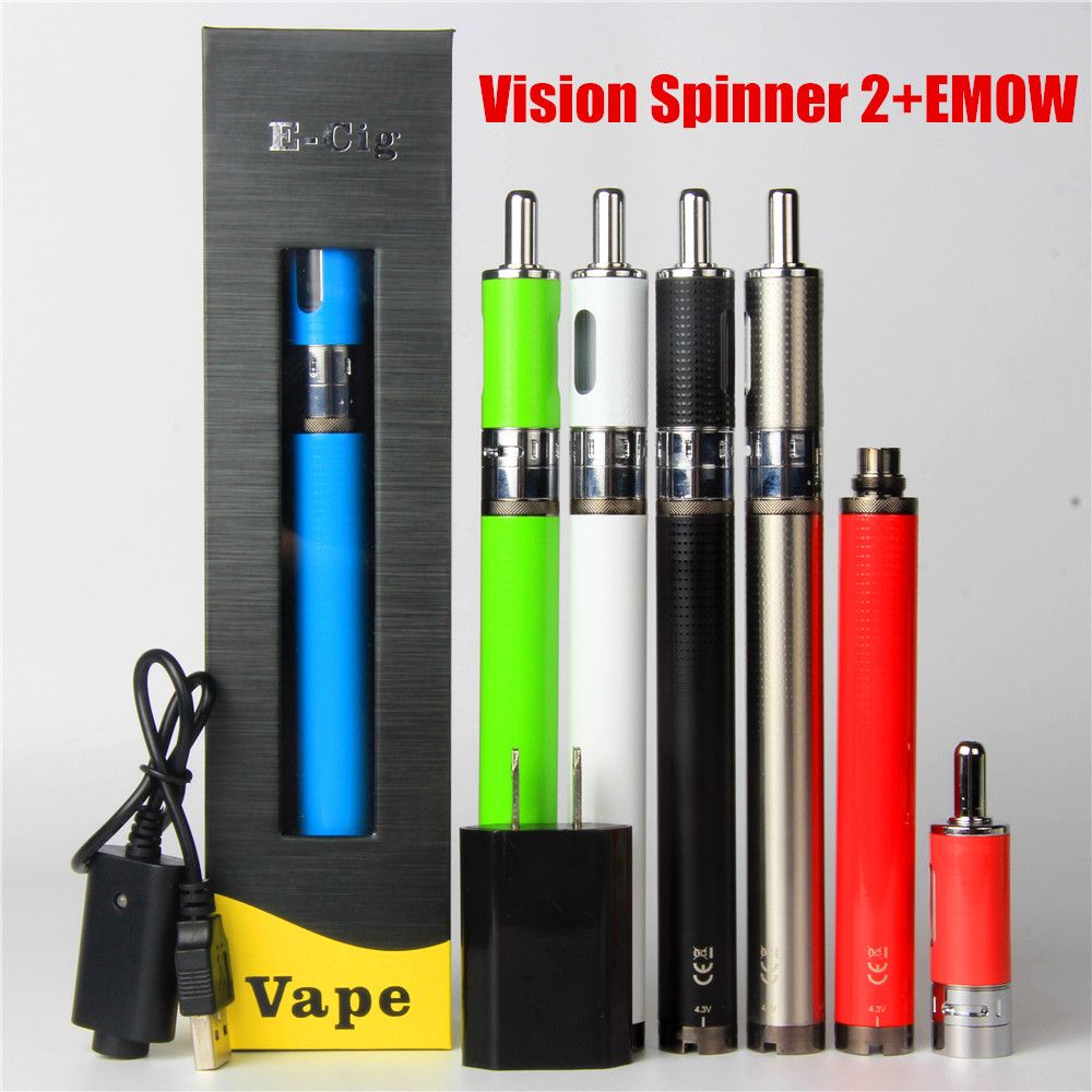 New E Cigarette Kit Electronic Cigarette Vision Spinner II 2 Batery