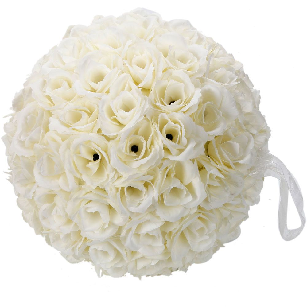 2017 New 9.84 Inch Romantic Super Flower Kissing Ball For Wedding Decor