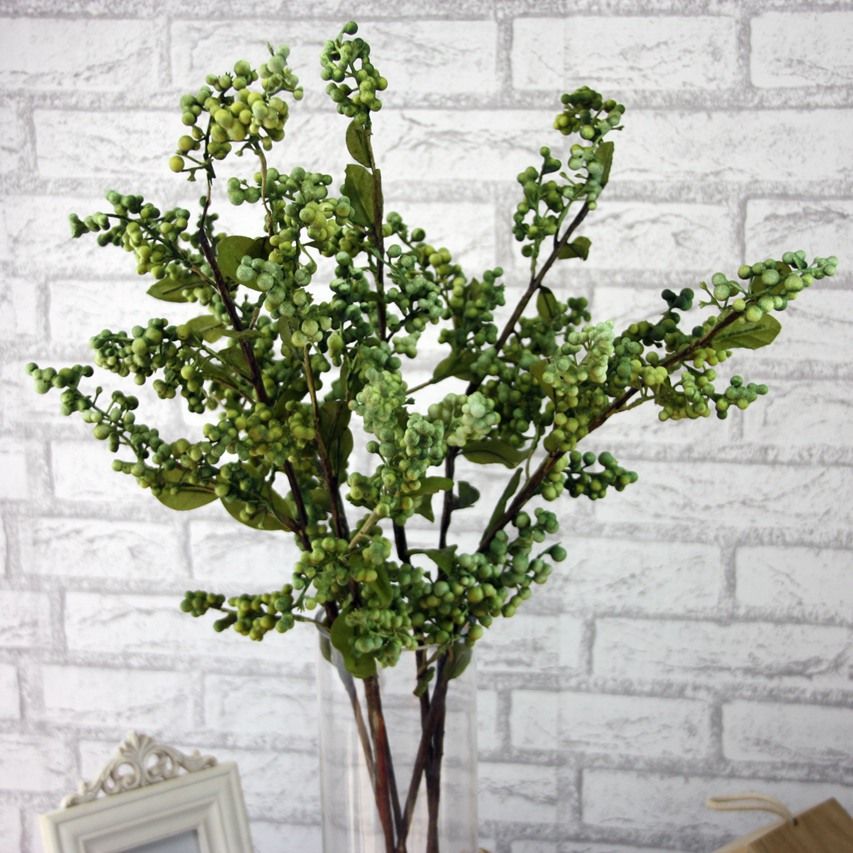 2017 72cm Artificial Big Green Branches For Floral Centerpieces And