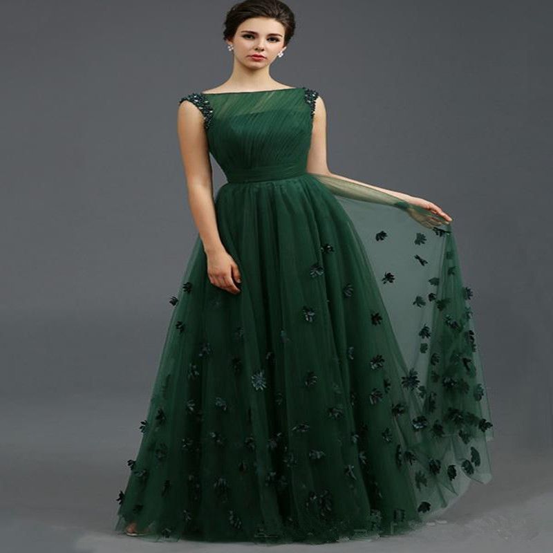 emerald green cap and gown