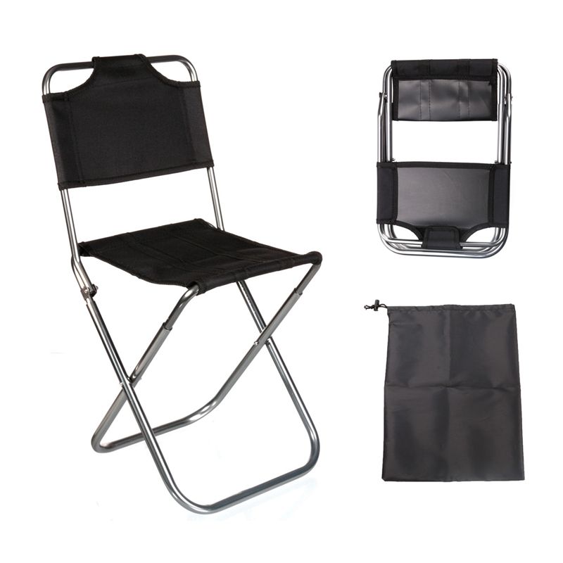 Wholesale Price Black Aluminum Folding Portable Stool Chair Fishing Chairs Bag Outdoor Travel ...