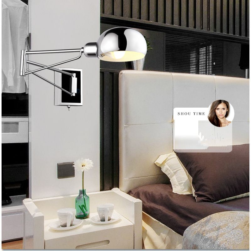 wholesale free shipping bedroom modern wall lamp swing arm wall sconce bedside wall lighting reading - Bedroom Wall Sconces For Reading wholesale free shipping bedroom modern wall lamp swing arm wall sconce bedside wall lighting reading - Bedroom Wall Sconces For Reading