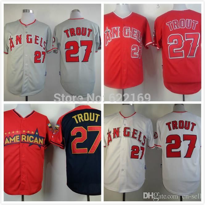 mike trout retro jersey