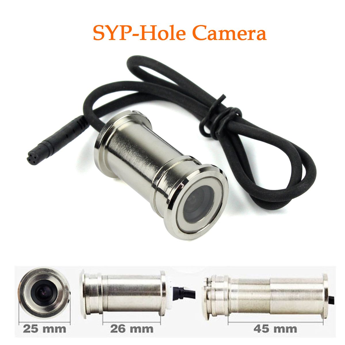 2017 Door Eye Hole Cmos Camera Lens Mini 3.6mm Surveillance Cctv Door