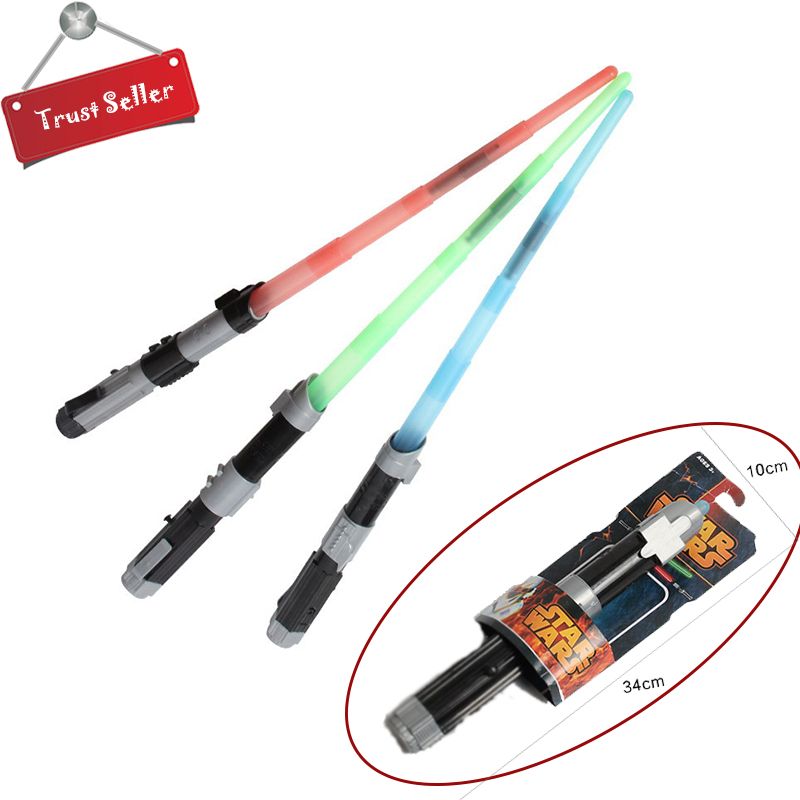 Online Cheap Extendable Star Wars Lightsabers Electronic Lightsaber Led