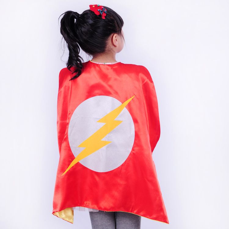 Online Cheap Flash Cape, Double Layer Superhero Capes, Made With High