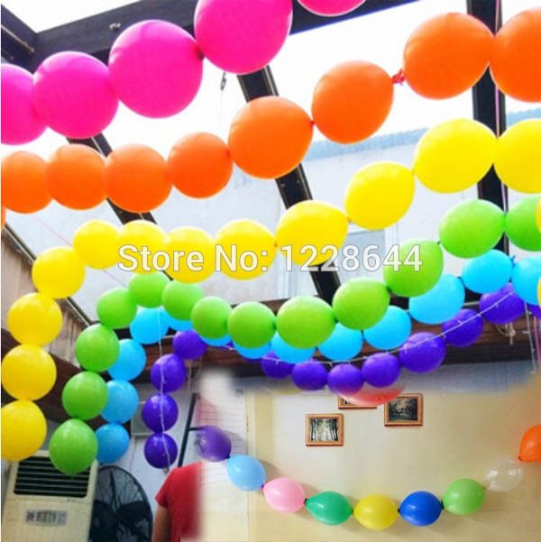 2017 Birthday Party Supplies Link Balloons Wedding Decoration Good Quality 12inch Thick 330g