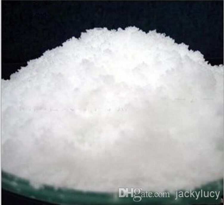 Diy Artificial White Snow Flower Powder Christmas Ornament For Winter