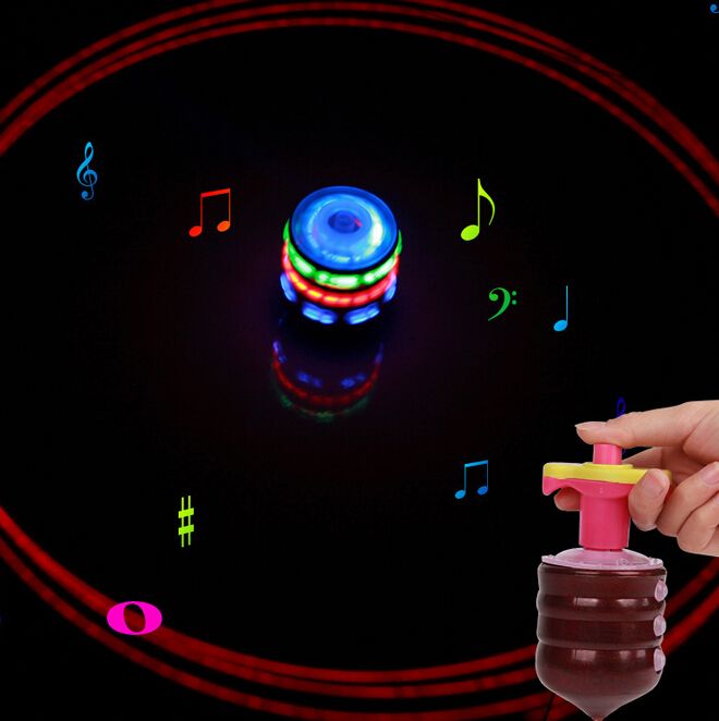 electronic spinning top toy