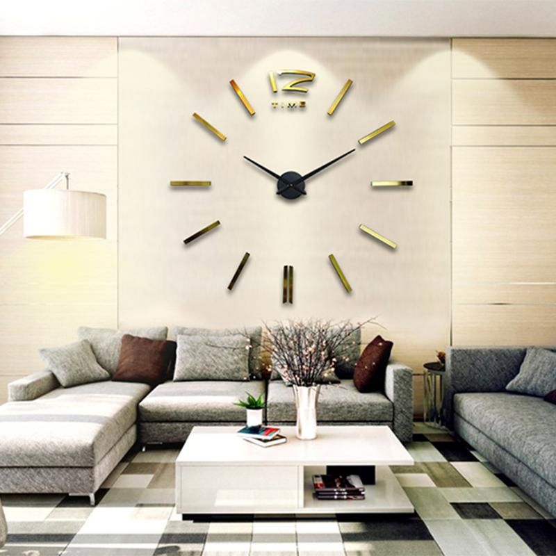 home decoration big mirror wall clock modern design 3d diy large decorative wall clocks watch wall - Decorative Wall Clock home decoration big mirror wall clock modern design 3d diy large decorative wall clocks watch wall - Decorative Wall Clock