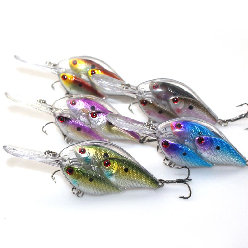 9.5cm 18g Glass Minnow Live Target Lure For Freshwater Or Saltwater