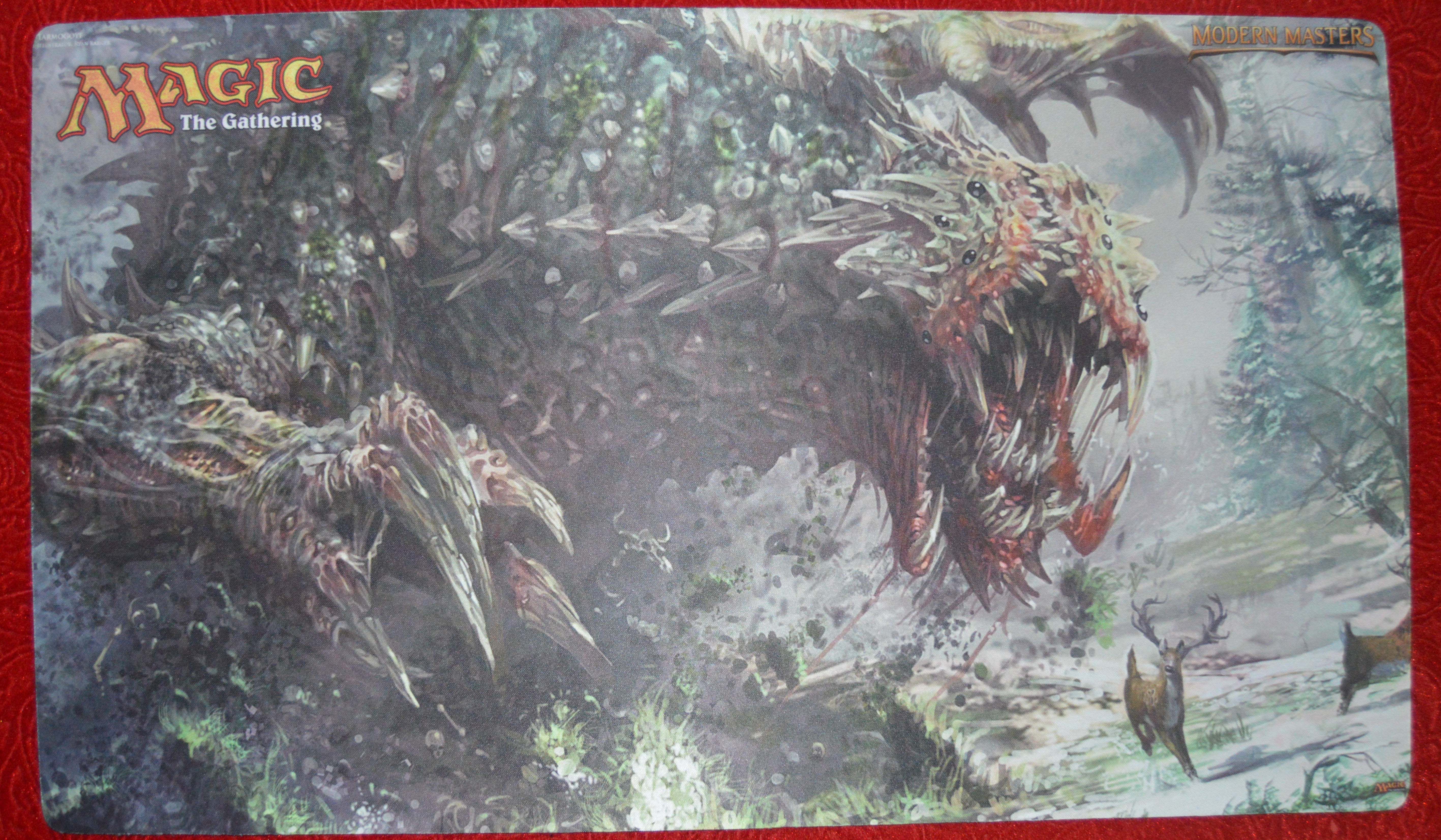 Magic The Gathering Playmat Of Tarmogoyf, Board Games Playmat,Table Cloth Playmat,Mtg Cards