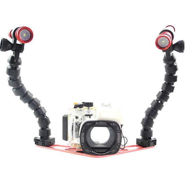 2017 Lightweight Underwater Flex Arm Base Tray 900 Lumen Diving Light