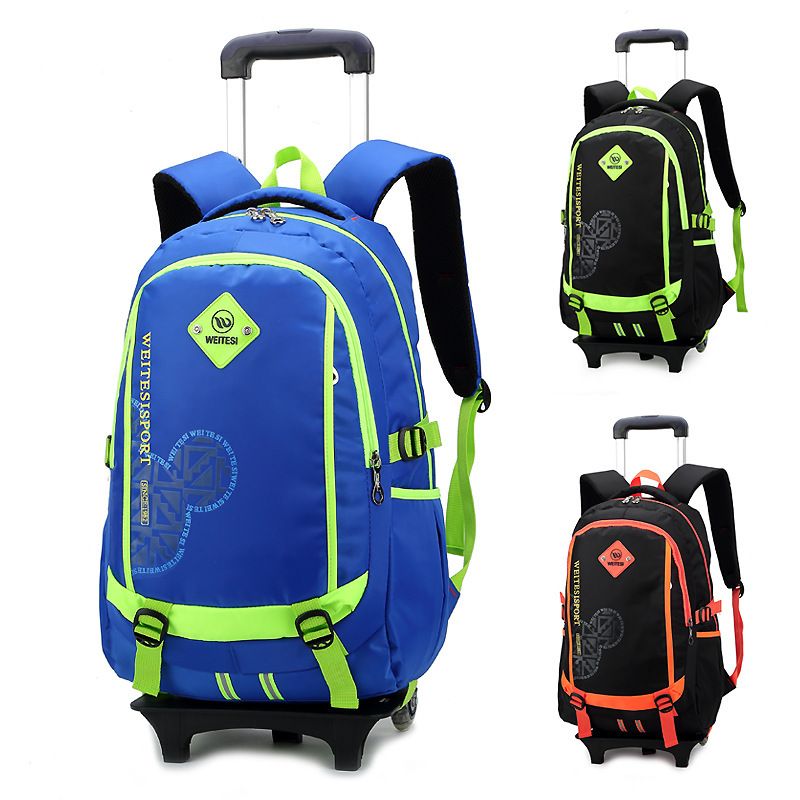 Fashion Trolley School Bag Lightening Travel Bag Backpack Back To