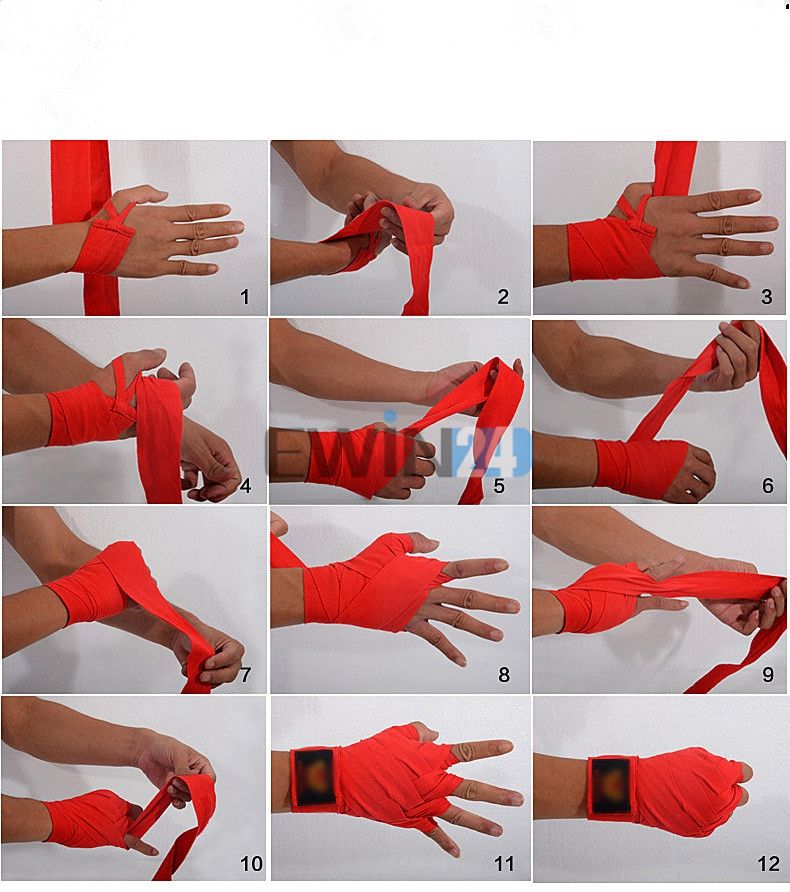 Best 250 Cm Colorful Boxing Handwraps Bandages Wrist Hand Wraps