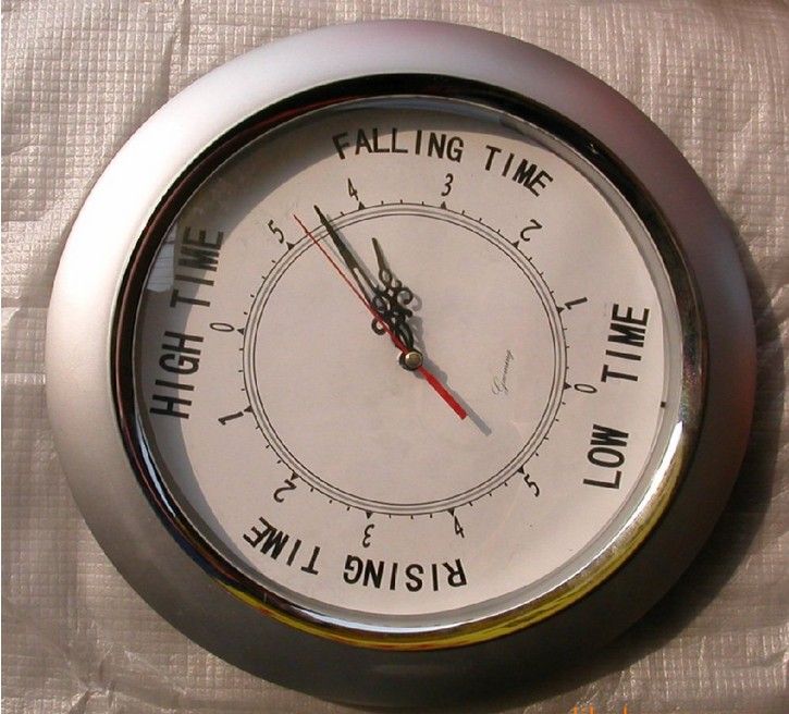 Top Quality Round Tide Clock Which Can Tell You When The Sea Tides Are