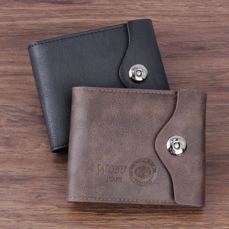 Mens Leather Trifold Wallets Flipout Id Wallet Bifold Pu Leather Cool