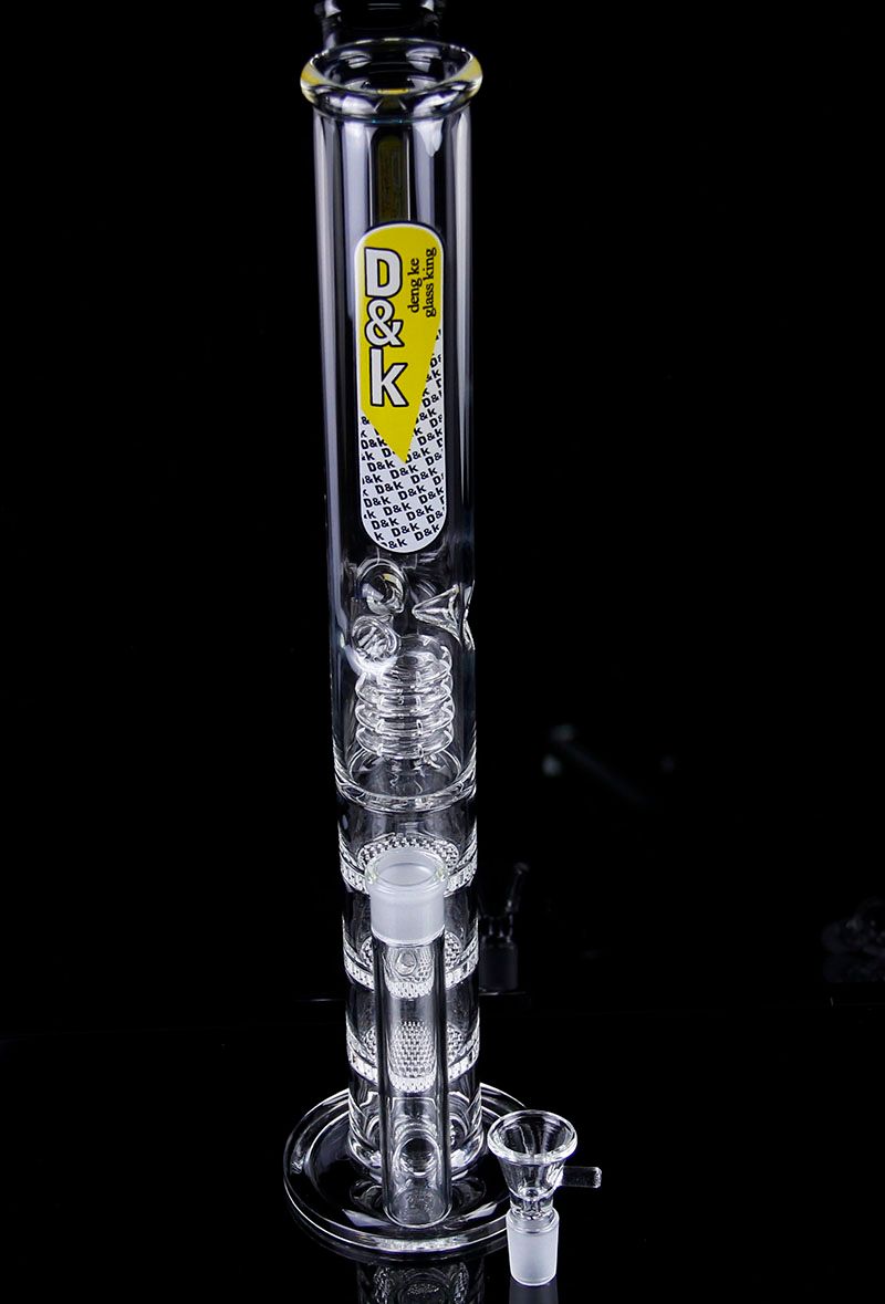 Wholesale Newest Glass Bong With Honey Bucket Oil Rig Bongs Water Pipes