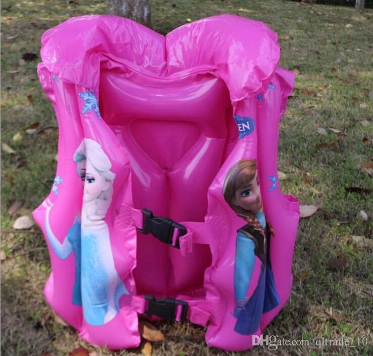 Best Quality 2015 Snow White Life Jacket Frozen Design Swim Ring Vest