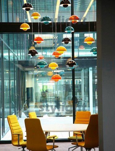 Flowerpot pendelleuchte esszimmer wohnzimmer decke light metal ...