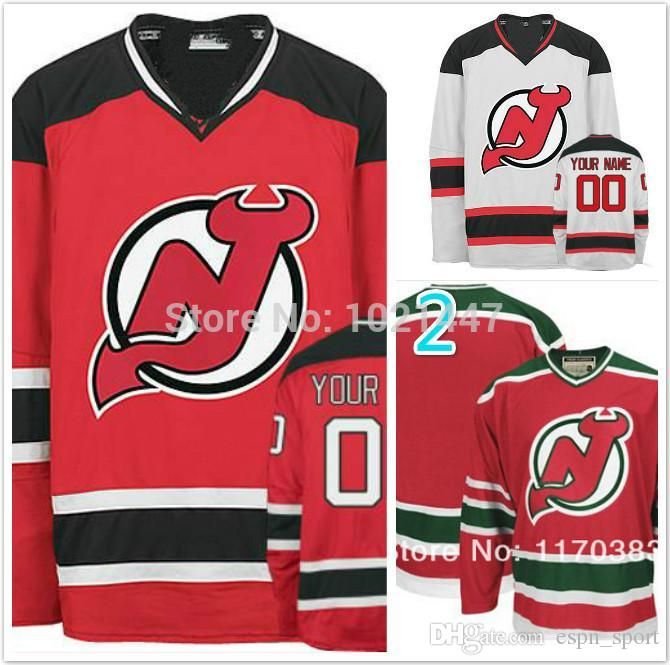 Online Cheap 2016 New, Customized New Jersey Devils Custom Ice Hockey