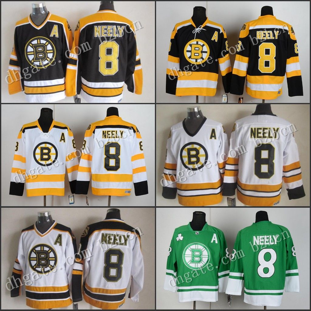 2017 Boston Bruins Cam Neely Jerseys Throwback, Cheap Black Home White Yellow Winter Classic