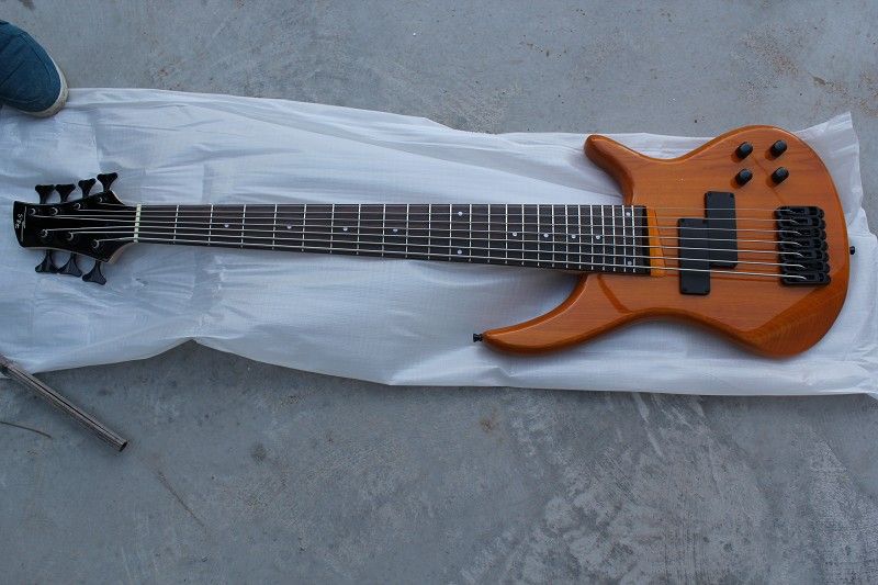 Wholesale New Custom 7 String Bass Rare Electric Bass Guitar Oem