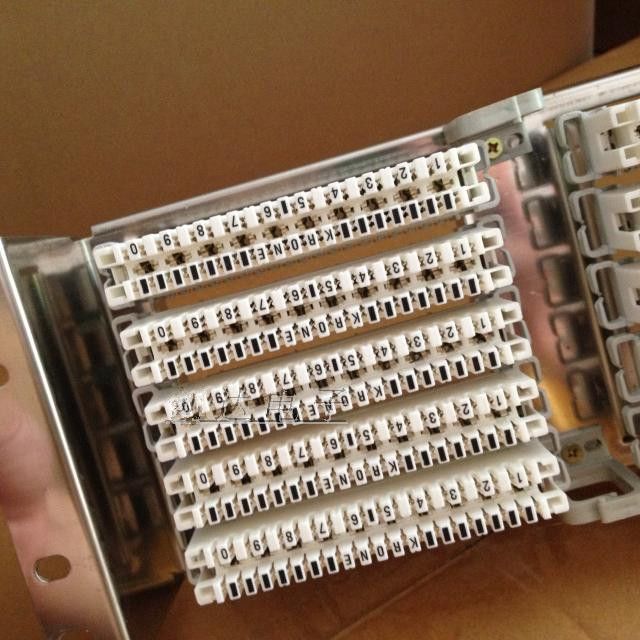 Thicken Krone Voice Patch Panel 19Inch Stainless Steel Patch Panel With