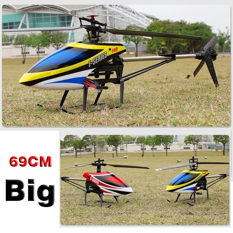 Professional Drones F49 69cm Large Scale Rc Helicopter Super Big