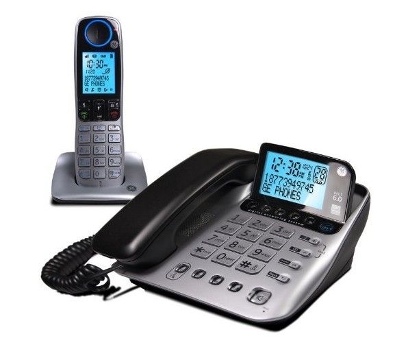 Ge 30524ee2 Dect 6.0 Corded Phone With Cordless Handset Answering