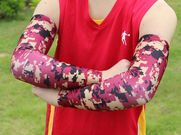 2016 2015 Wholesale New Arm Sleeve Baseball Stitches Digital Camo Arm Sleeves Baseball Outdoor
