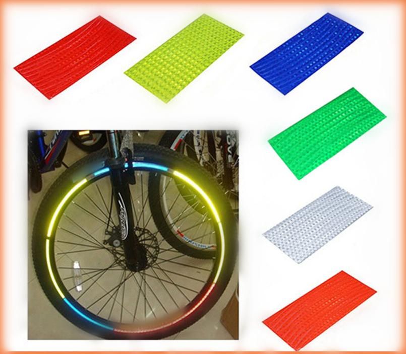Wholesale Single Color Bicycle Reflective Stickers Reflector Bike