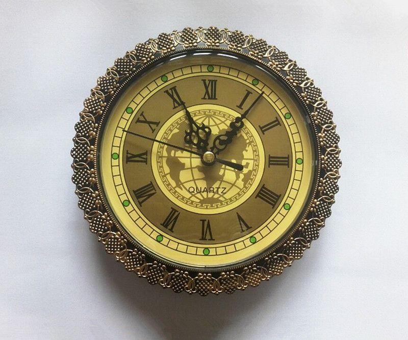 2016 Wholesale Gold 150mm Insert Clock Head For Craft Clock From