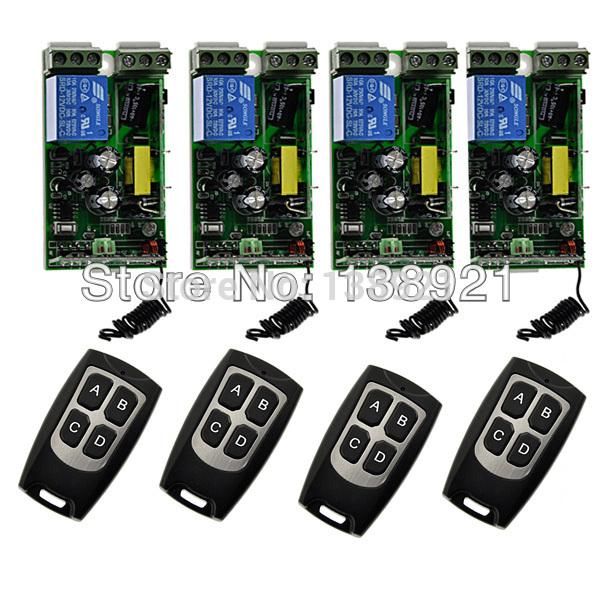 2017 Rf Gate Garage Door Wireless Remote Control Switch 85v250v 110v