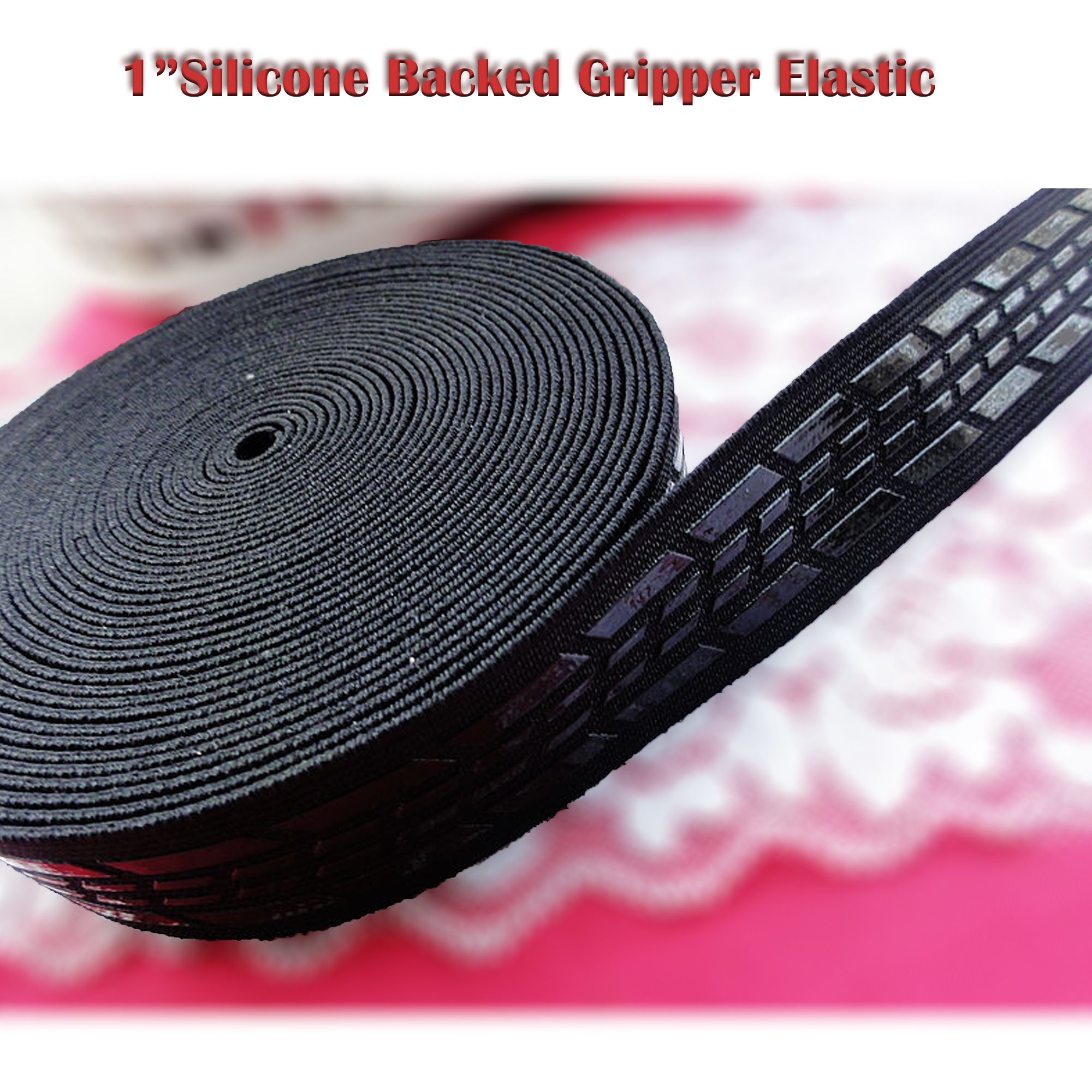 2017 10m Pack Silicone Backed 1 Gripper Elastic 4 Lines Wheel Track