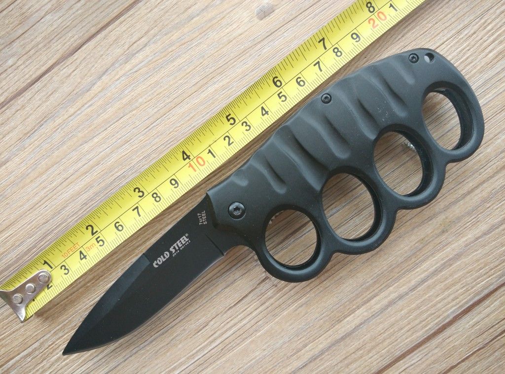 Cold Steel Four Finger Knuckles Evening Duster Plain Drop Point