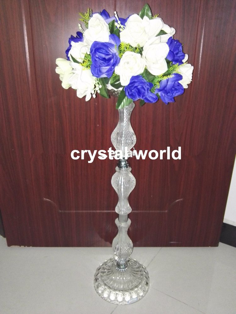 Tall Flower Centerpiece Stand : Flower stand tall wedding centerpieces crystal