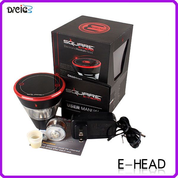 Newest Design Square E Head Ehead E Head,E Hose Mini Ehose E Shisha