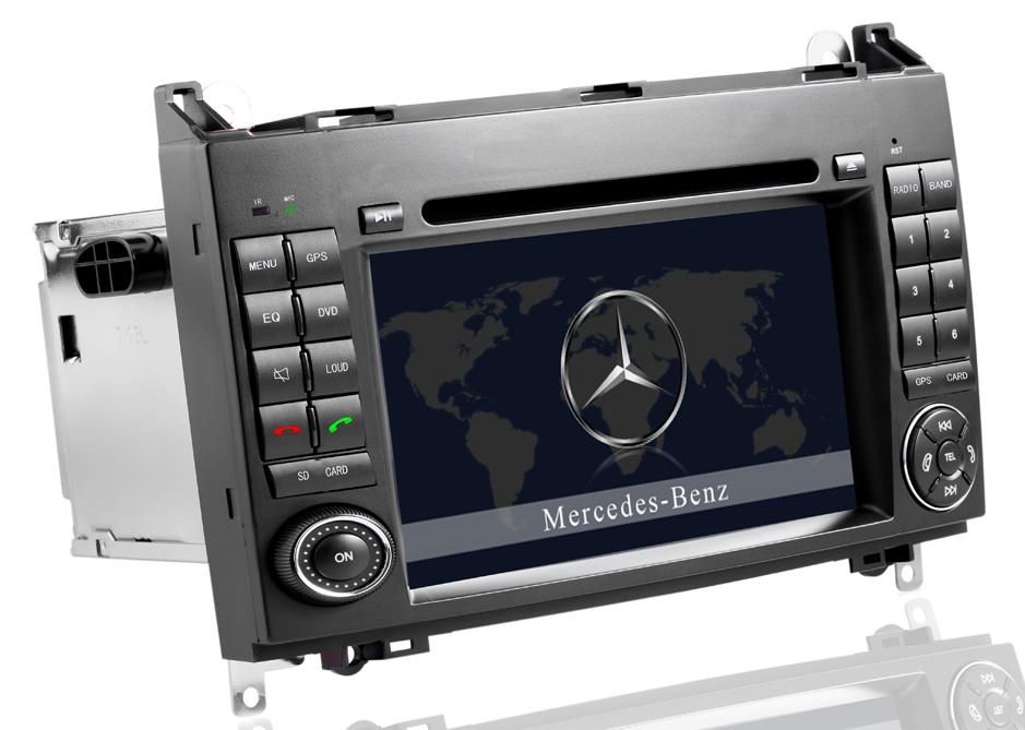 Car Dvd Head Unit Sat Nav For Mercedes Benz A Class W169 B Class W245