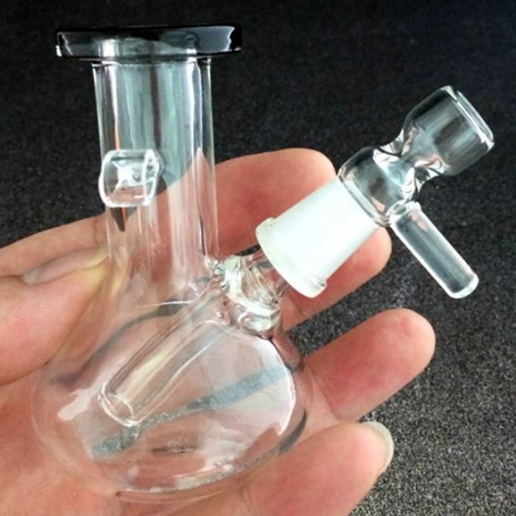 2017 New Small Bong Mini Water Pipe Pocket Glass Bong Water Ppipe Small