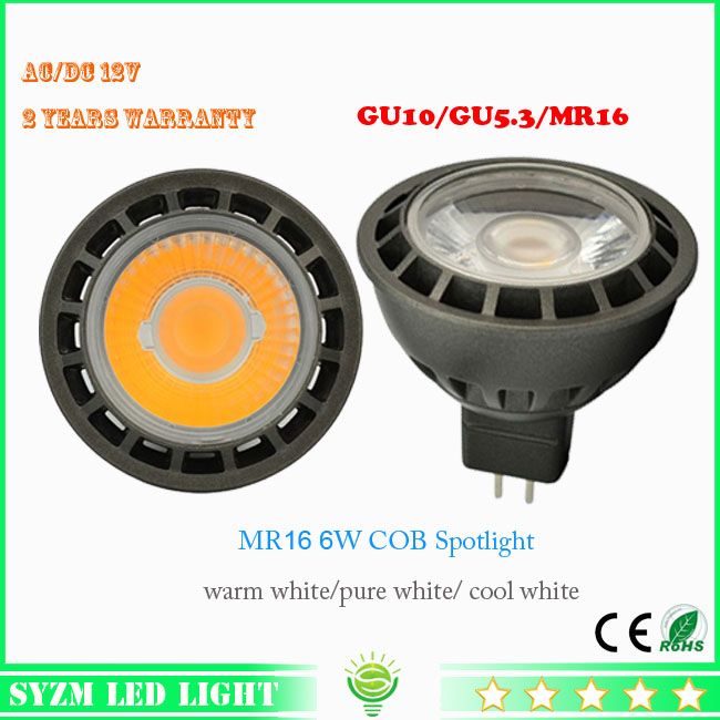 2017 12 Volt Led Light Bulbs Mr16 6 Watts Spotlight Cob High Quality ...