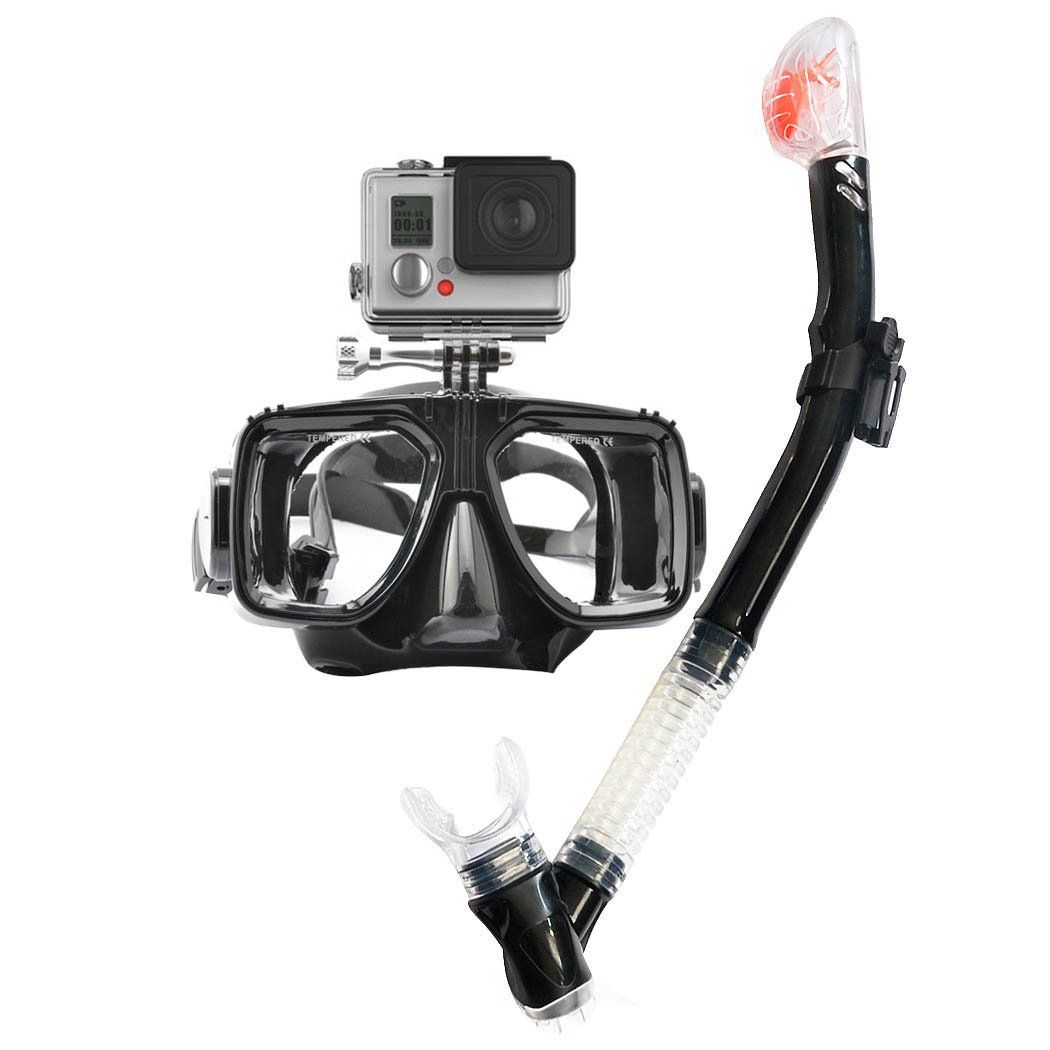Best 2015 New Gopro Accessories Diving Mask With Snorkel Set For Gopro
